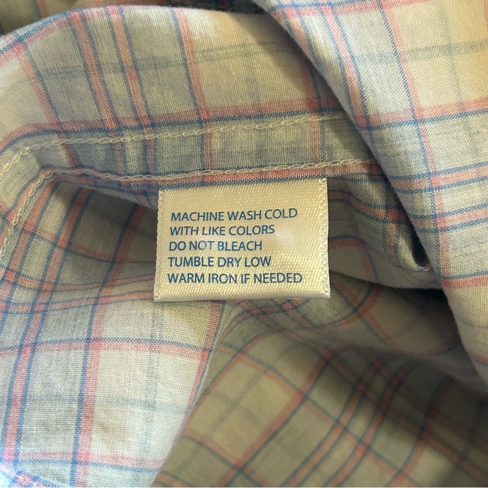 12-14 Southern Tide Plaid Sport Shirt - Picture 5 of 6